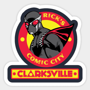 Rick's Comic City logo 4 Sticker